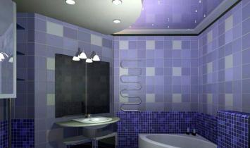 How to finish a bath: laying ceramic tiles, liquid wallpaper, decorative plaster and other finishing methods