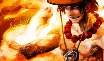 قسمتی از انیمه One Piece که در آن سابو، آس، بروک، فرانکی و دیگران Ace از One Piece ظاهر شدند.