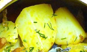 Krumpir s gljivama u pećnici Pečeni krumpir s gljivama